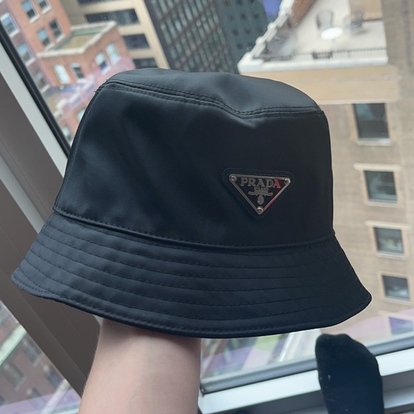 Black Prada Bucket Hat 